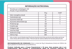 Tabela nutricional